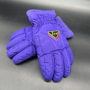 Vintage Winter Ski Gloves Zero Ladies Large Waterproof Thermoloft Retro Snow 80s